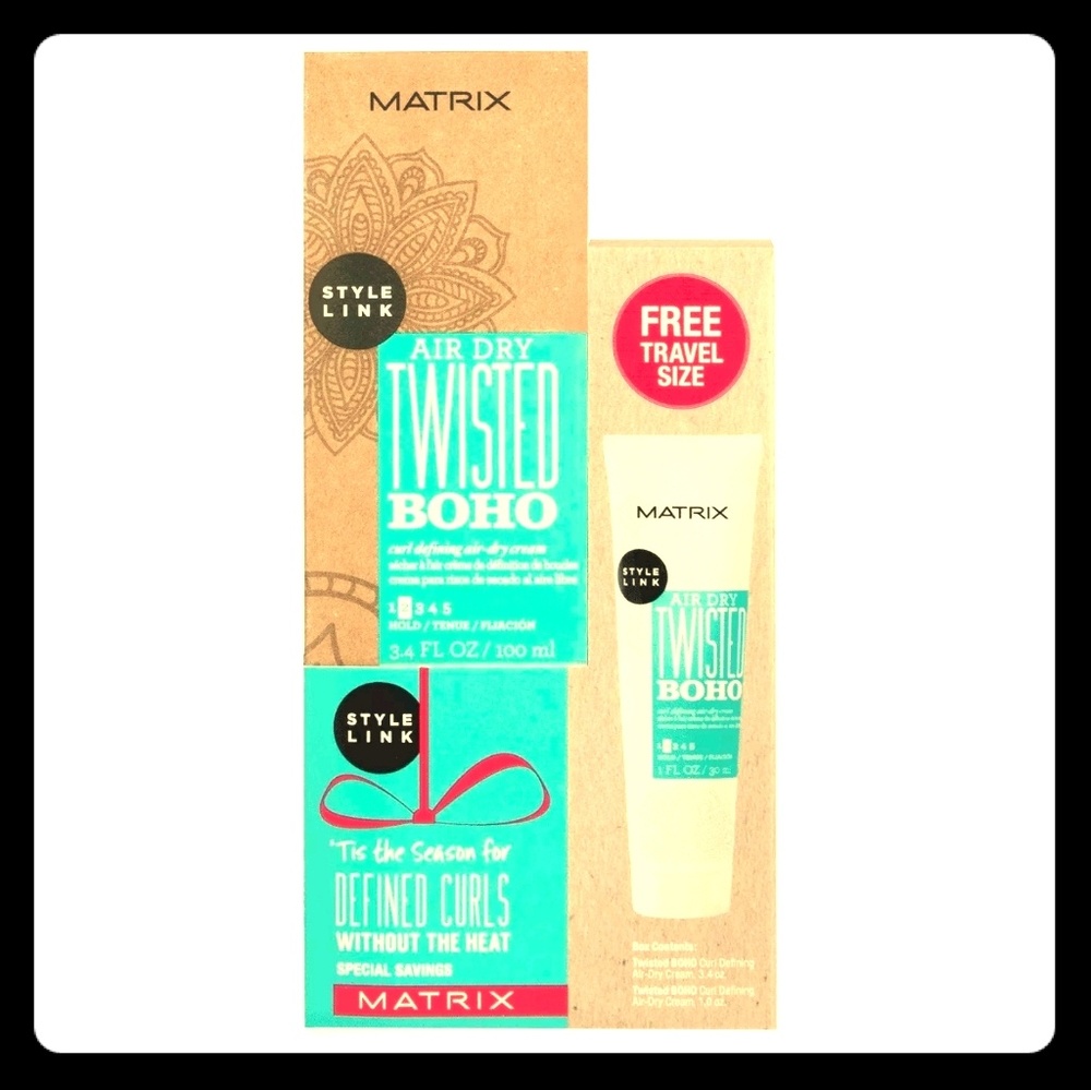 Matrix StyleLink AirDry Twisted Boho CurlCreamDuo